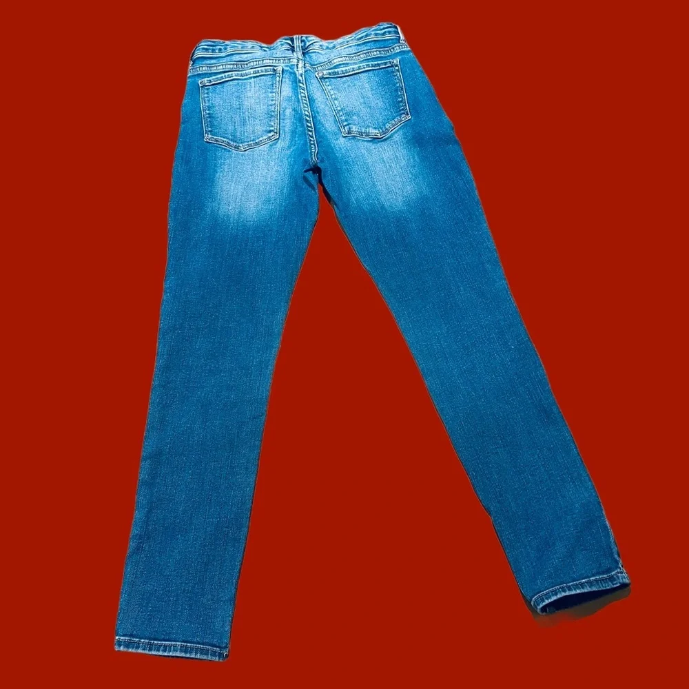 GAP Kids Super Skinny Distressed Blue Jeans Girl’s 12R
